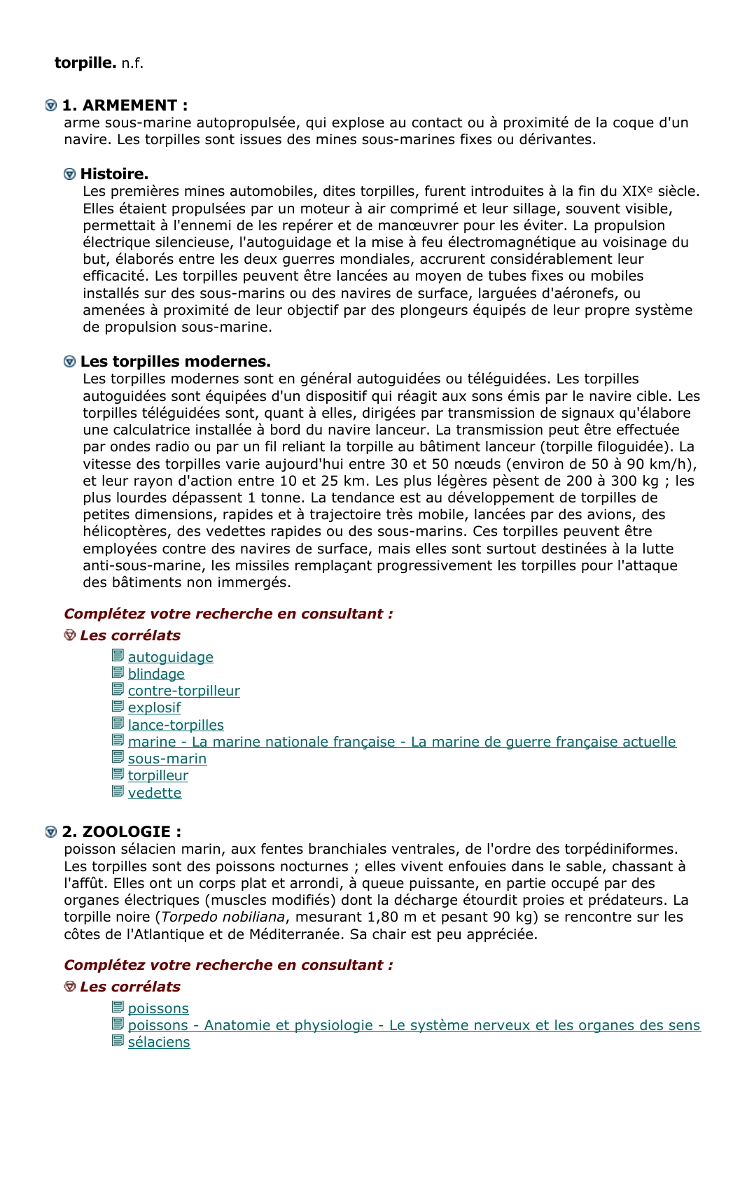 Prévisualisation du document TORPILLE