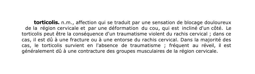 Prévisualisation du document torticolis.