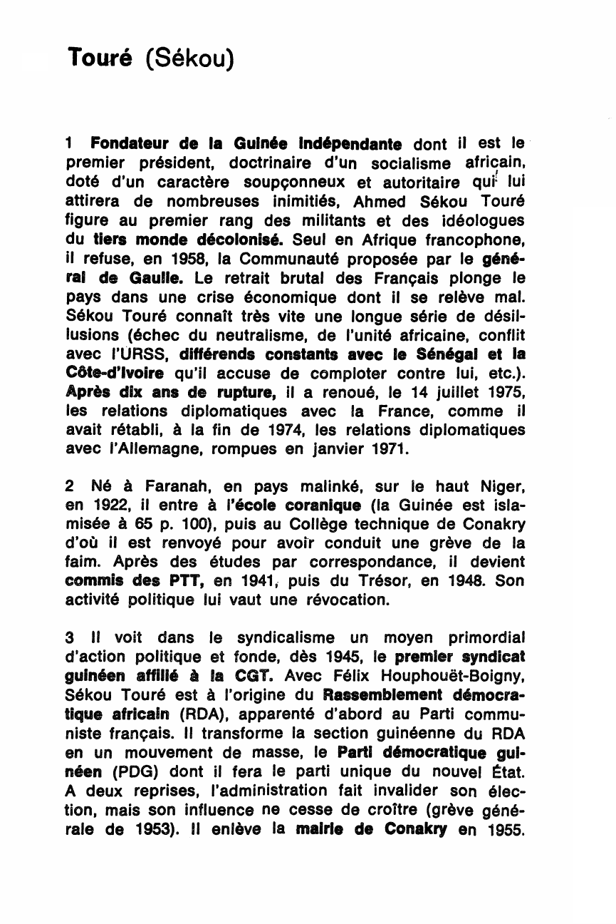 Prévisualisation du document Touré (Sékou)