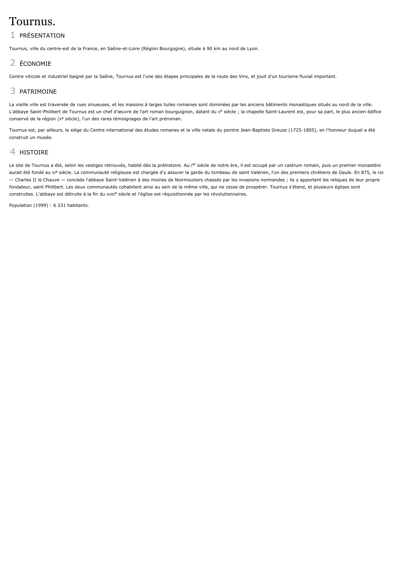 Prévisualisation du document Tournus.