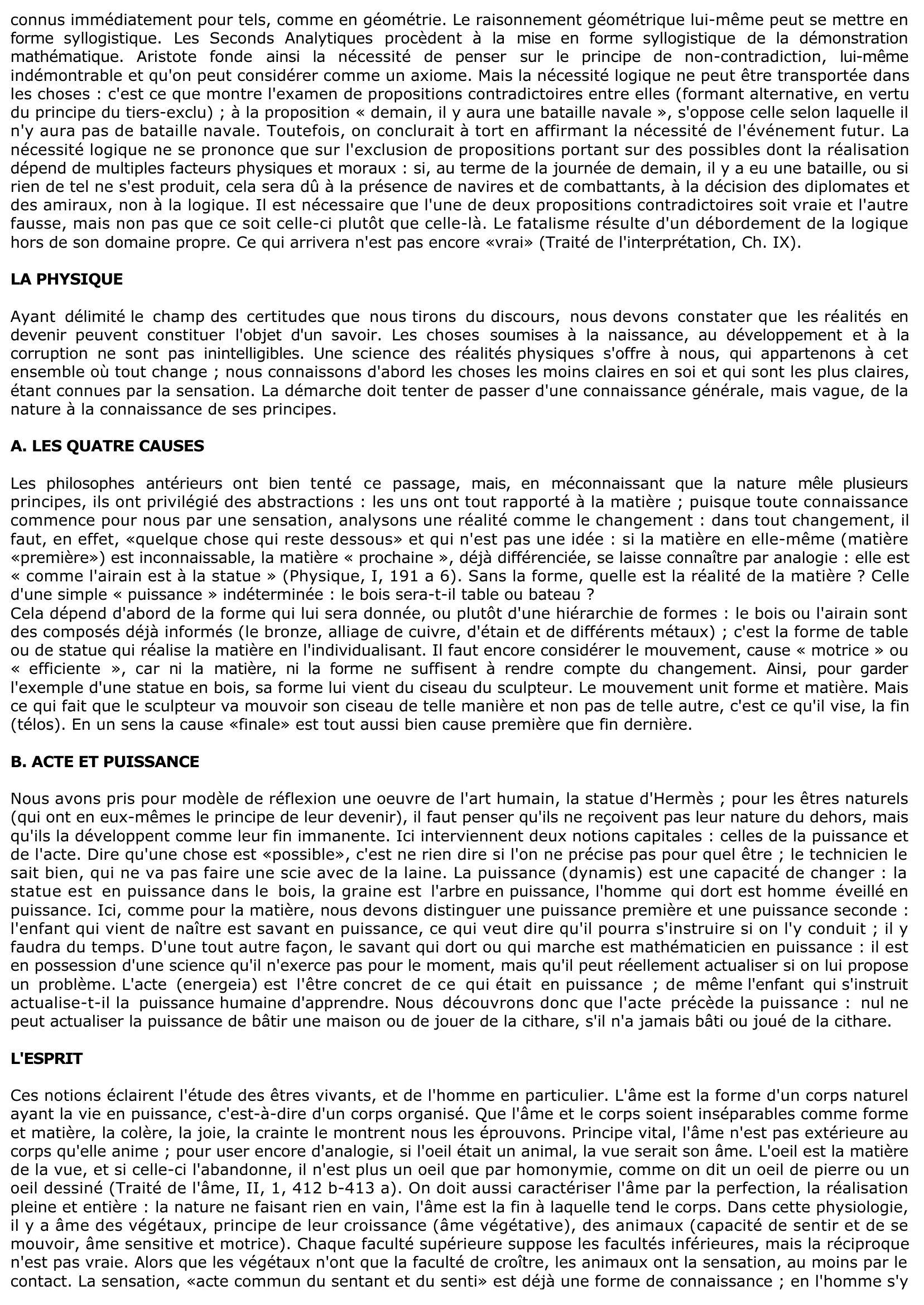 Prévisualisation du document Tout savoir sur ARISTOTE...