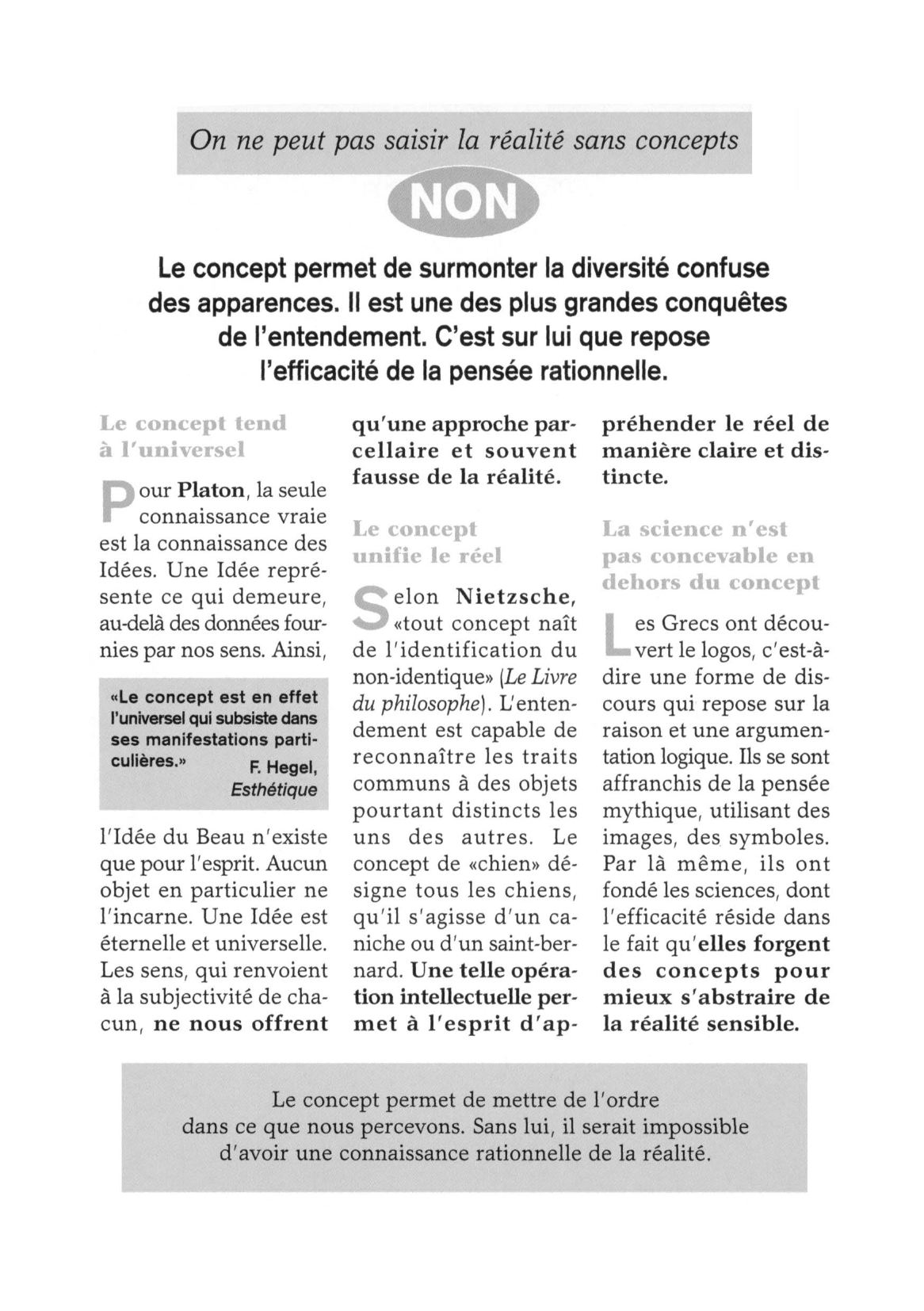 Prévisualisation du document Toute connaissance est-elle conceptuelle ?