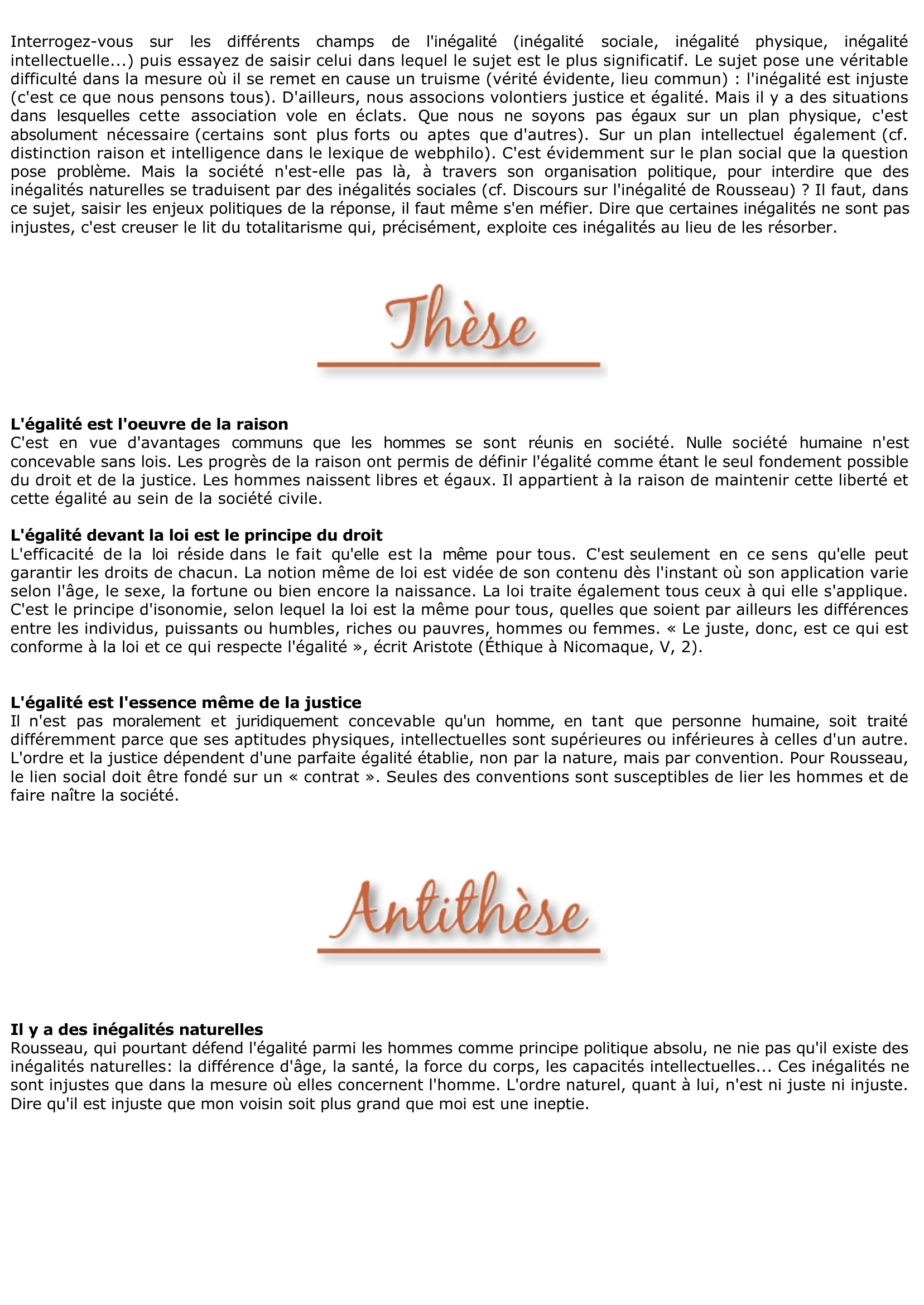 Prévisualisation du document Toutes les inégalités sont-elles injustes ?