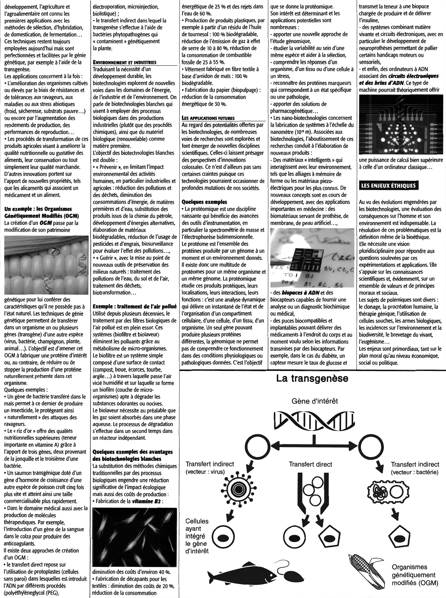 Prévisualisation du document TPE SUR LES BIOTECHNOLOGIES