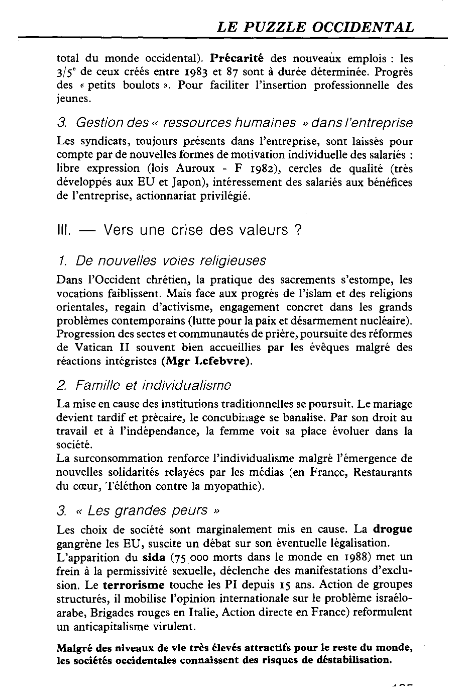 Prévisualisation du document TRANSFORMATION. DES SOCIÉTÉS OCCIDENTALES