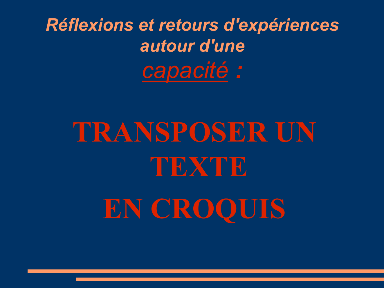 Prévisualisation du document TRANSPOSER UN TEXTE EN CROQUIS