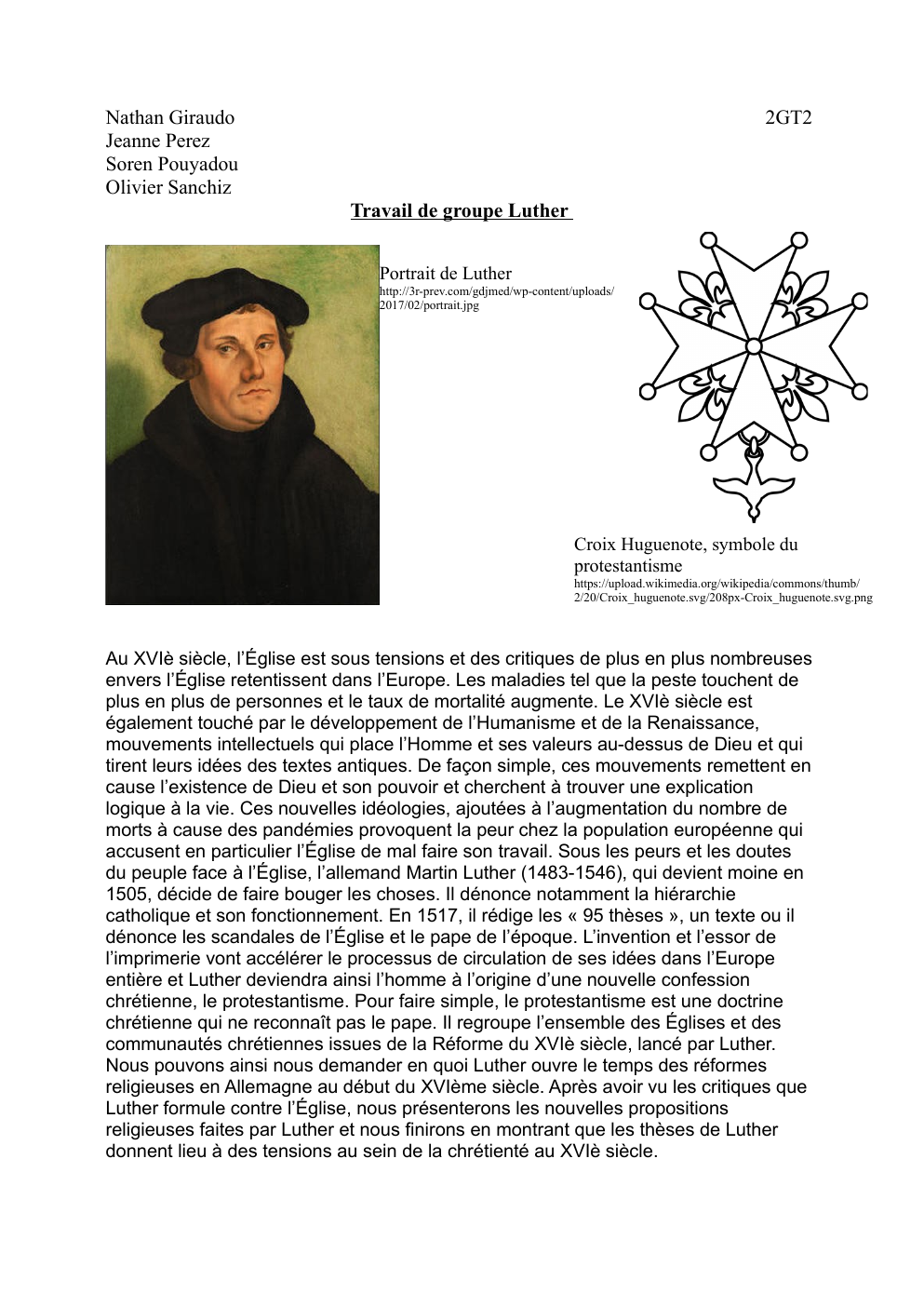 Prévisualisation du document Travail Luther final