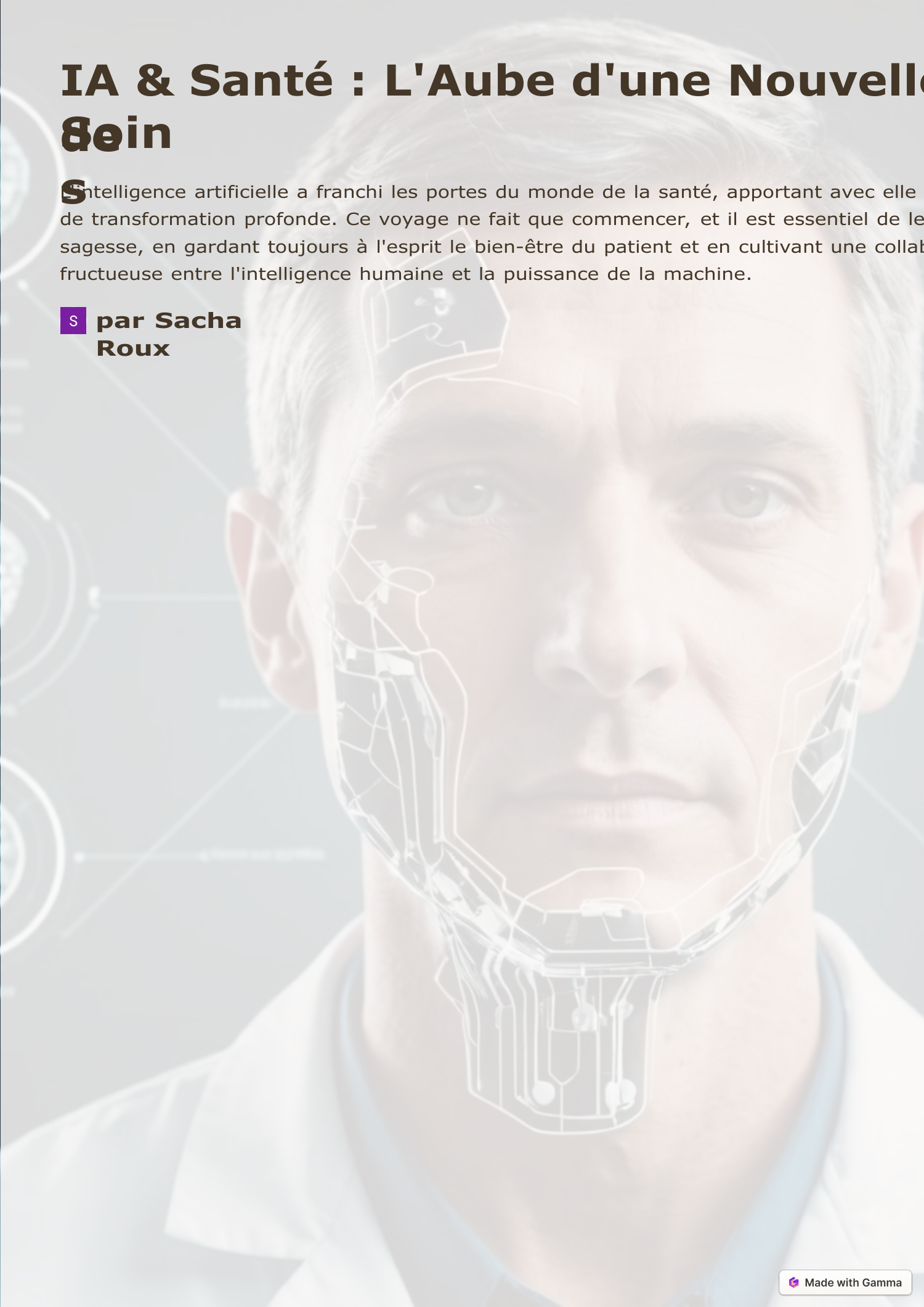 Prévisualisation du document TRavail Physique Chimie IA et SANTE