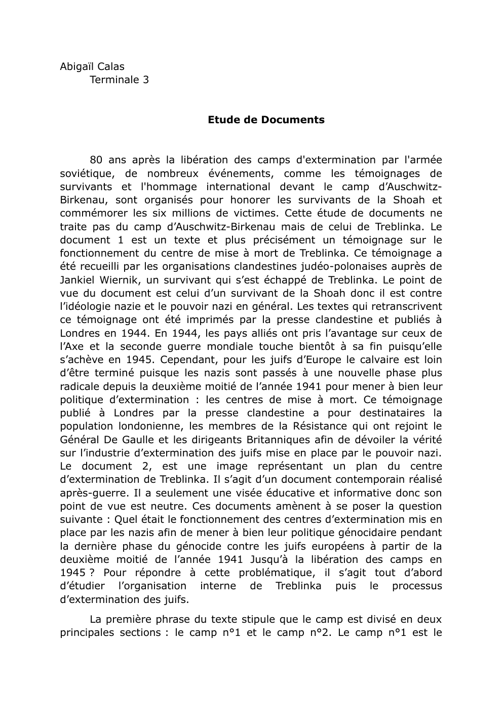 Prévisualisation du document Treblinka - centre de mise à mort
