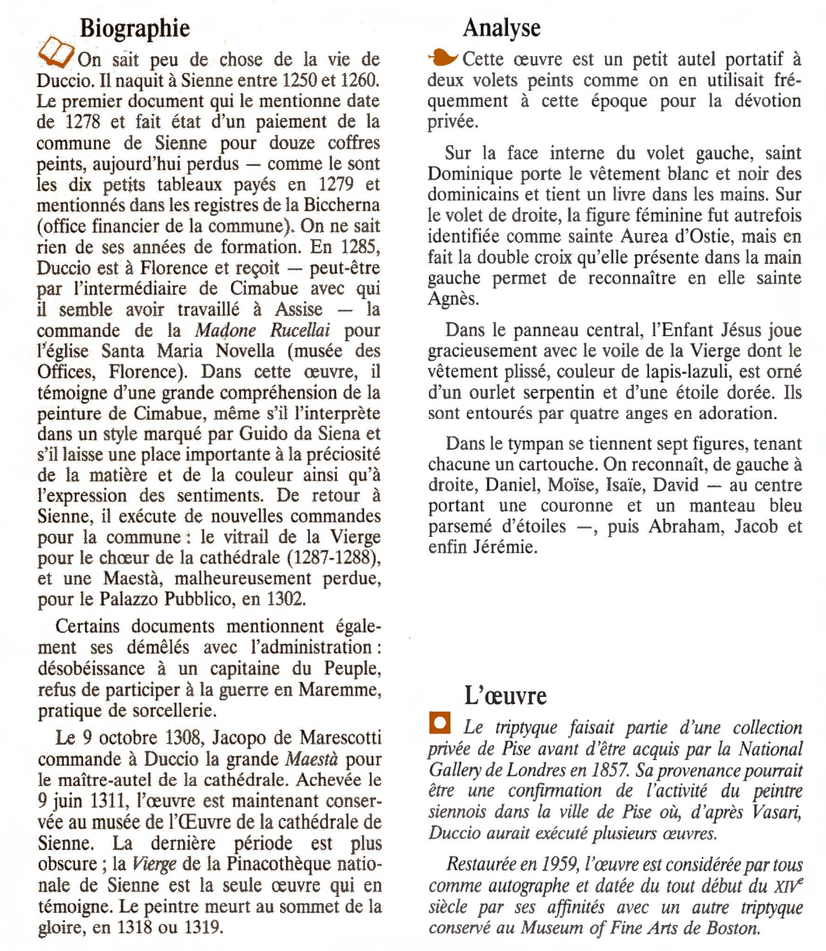 Prévisualisation du document TRIPTYQUE de Duccio