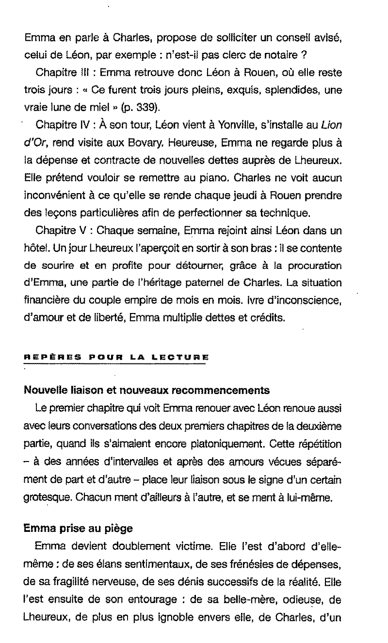 Prévisualisation du document TROISIÈME PARTIE de Madame Bovary de Flaubert