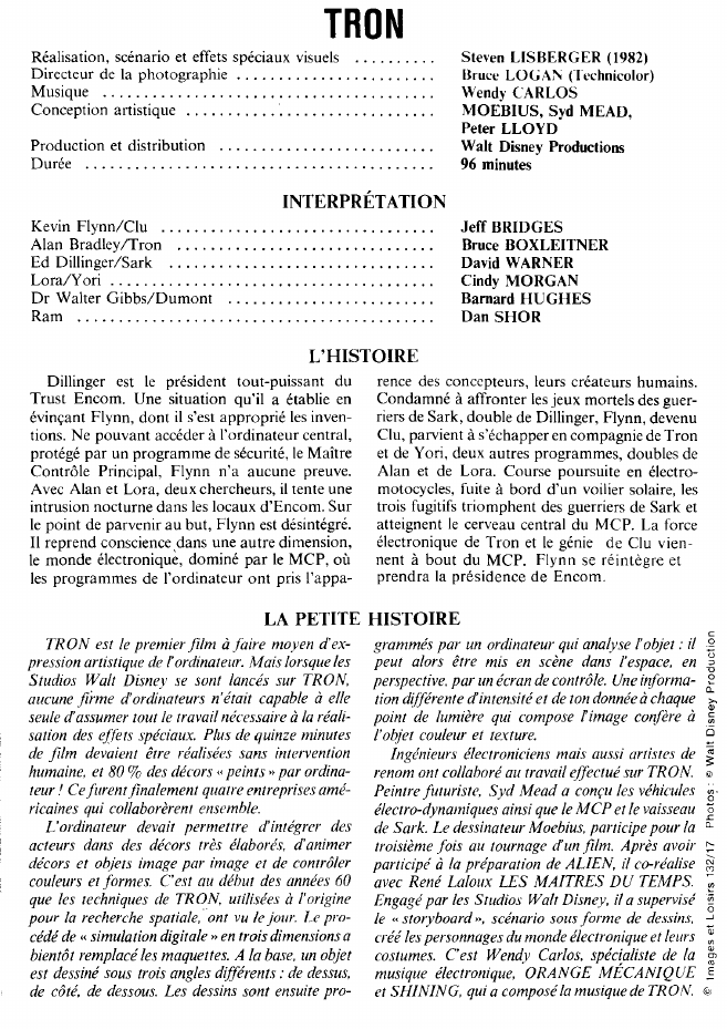 Prévisualisation du document TRON