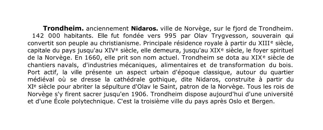 Prévisualisation du document Trondheim.