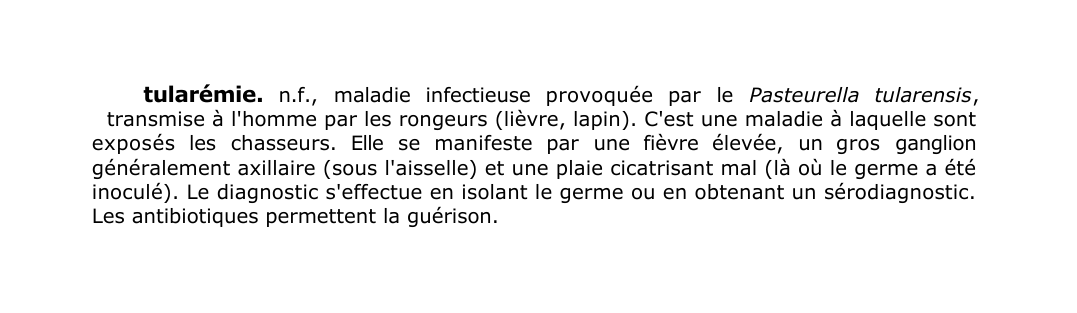 Prévisualisation du document tularémie.