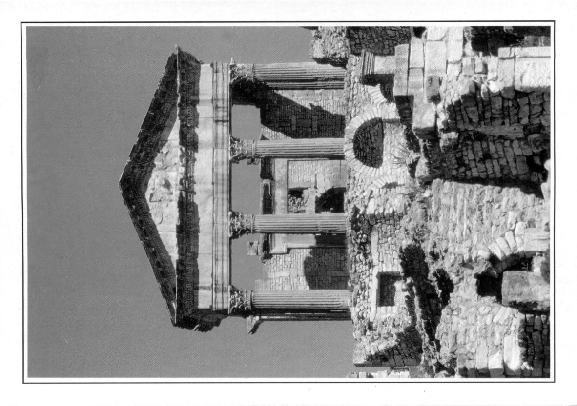 Prévisualisation du document Tunisie. Dougga, temple parmi les ruines