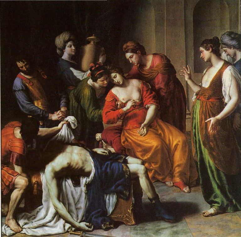 Prévisualisation du document TURCHI Alessandro : La Mort de Cléopâtre (analyse du tableau).