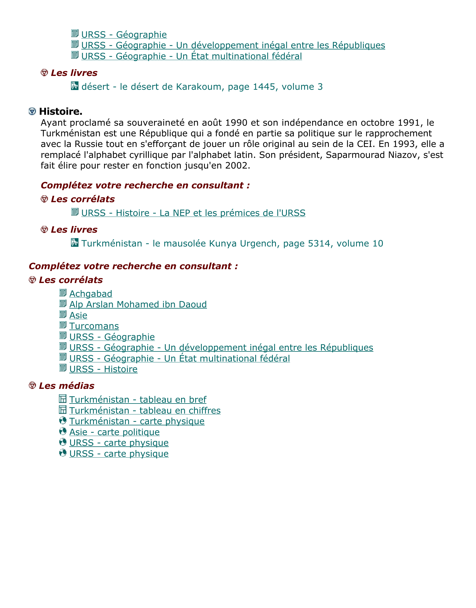 Prévisualisation du document Turkménistan ou Turkménie.