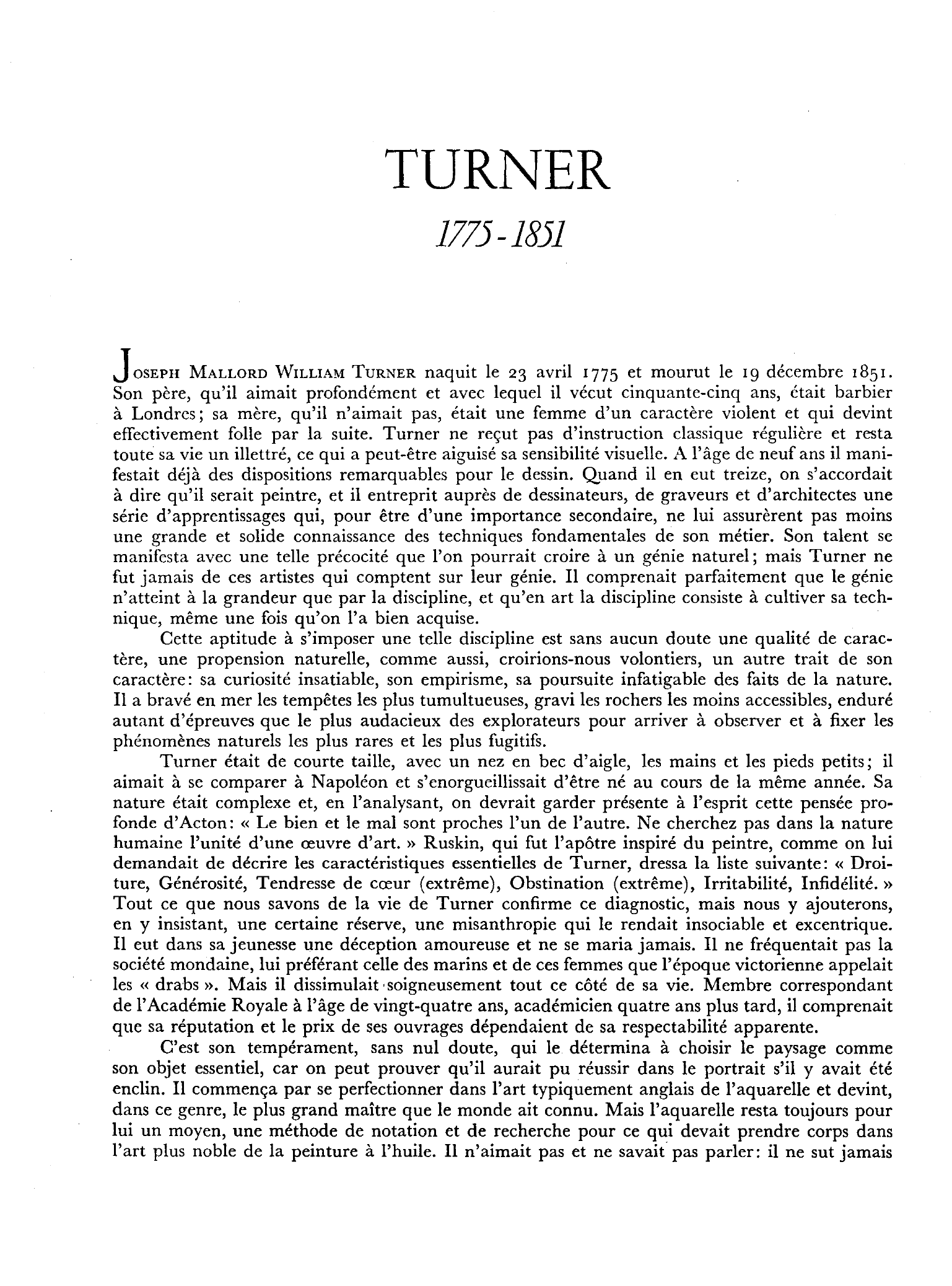 Prévisualisation du document Turner