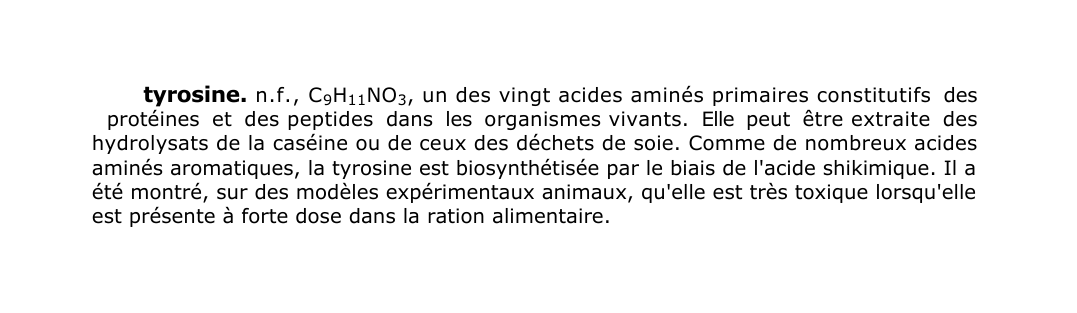 Prévisualisation du document tyrosine.