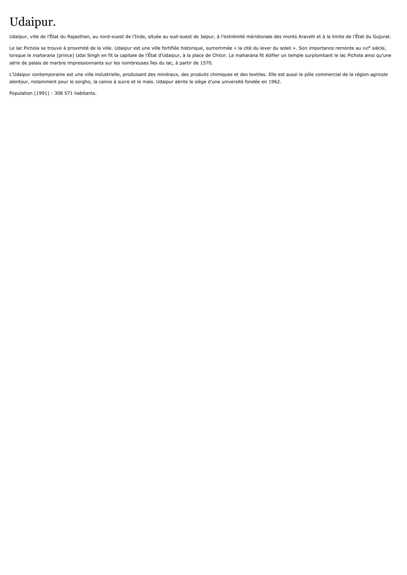 Prévisualisation du document Udaipur.