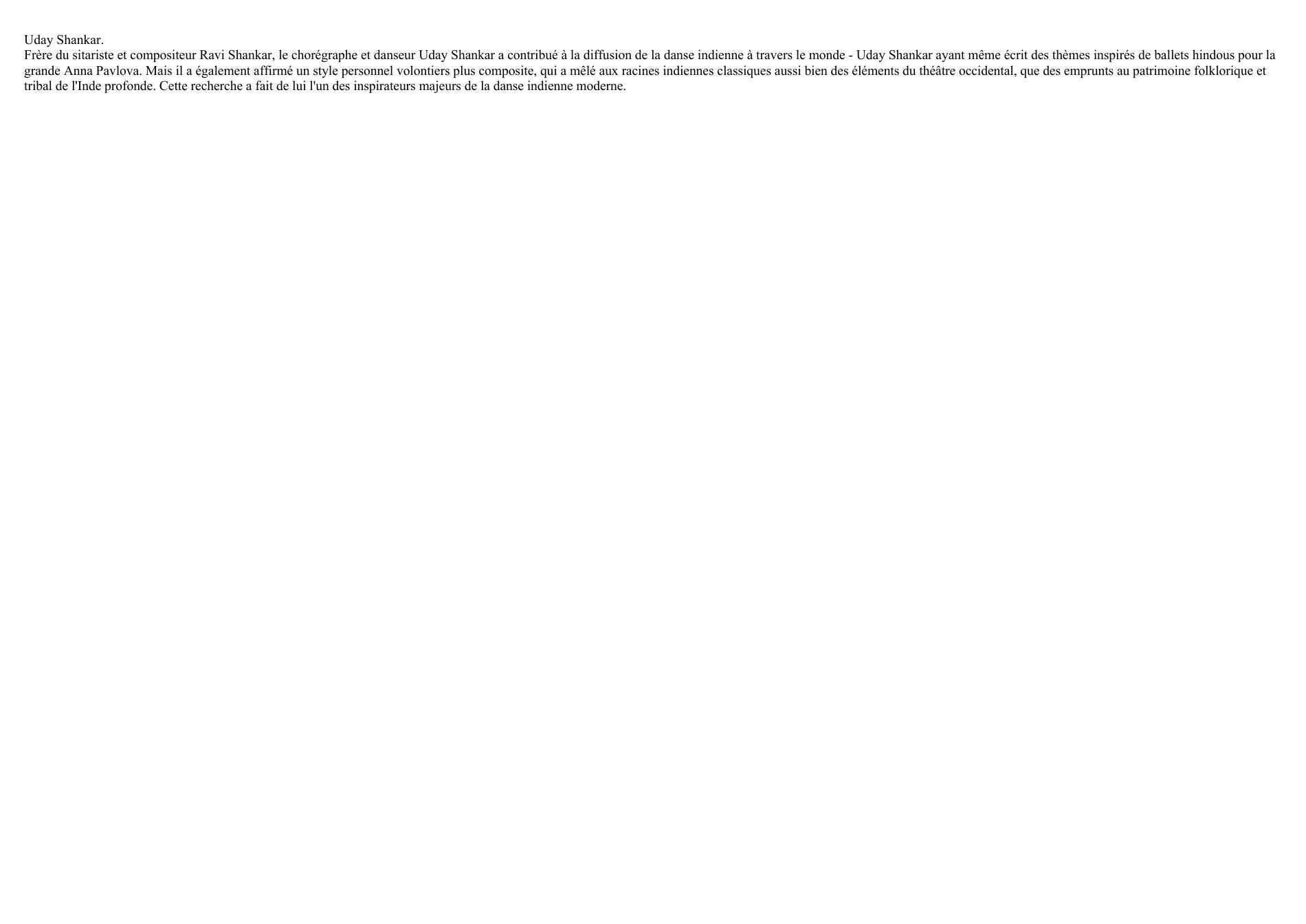 Prévisualisation du document Uday Shankar.