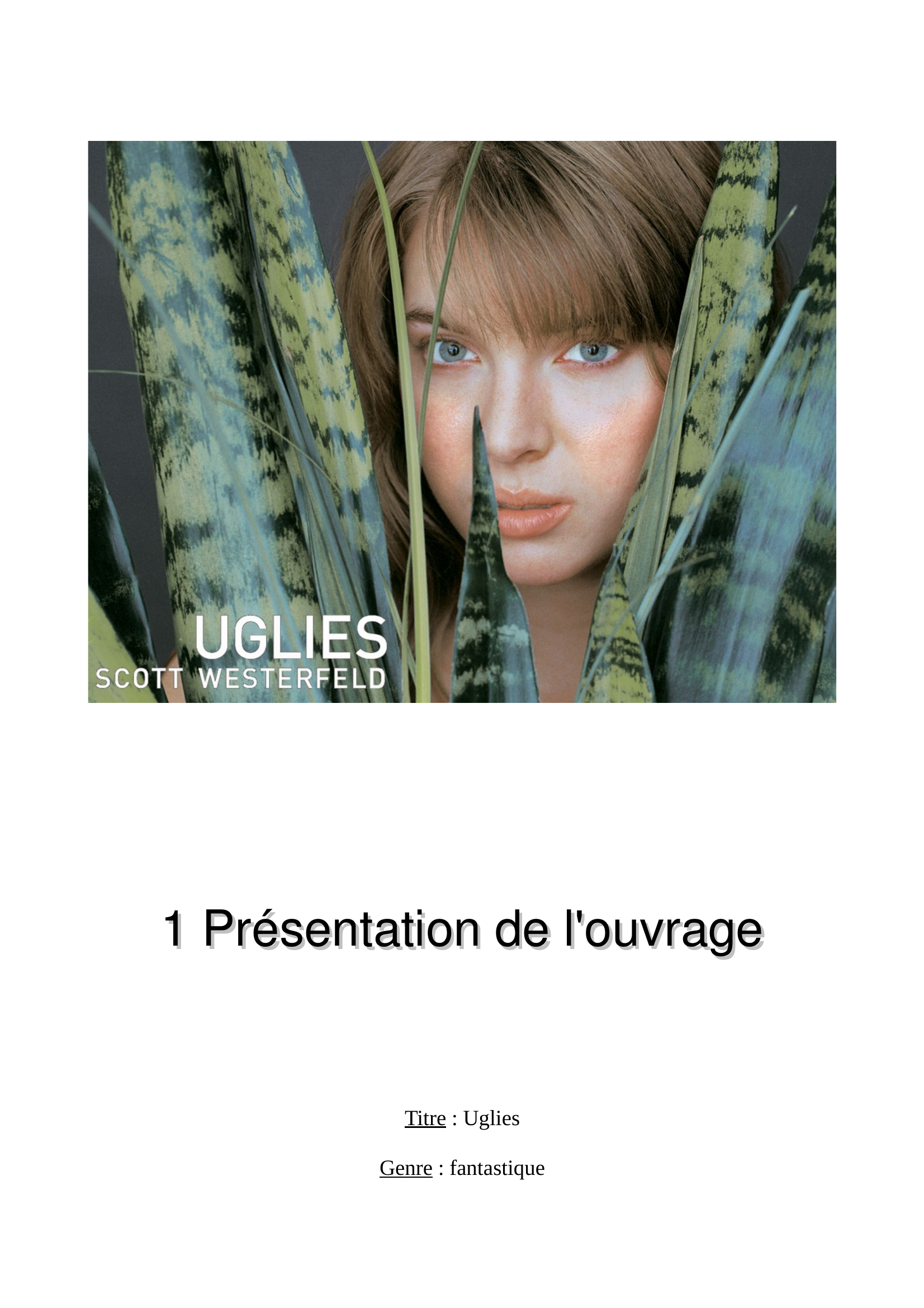 Prévisualisation du document Uglies