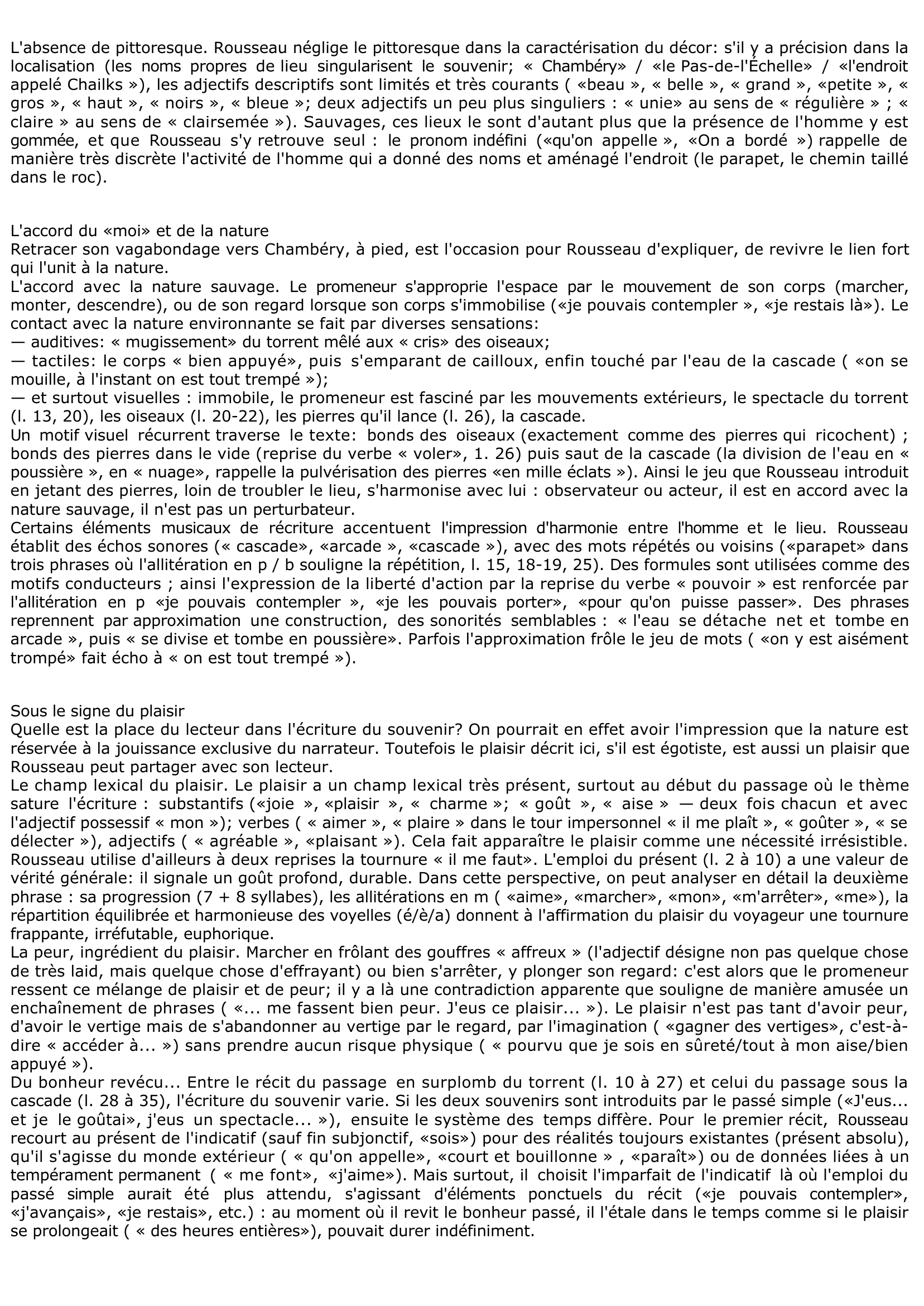 Prévisualisation du document Un paysage alpestre et sauvage Livre IV, Folio (Gallimard), pp. 227-228 - LES CONFESSIONS DE ROUSSEAU