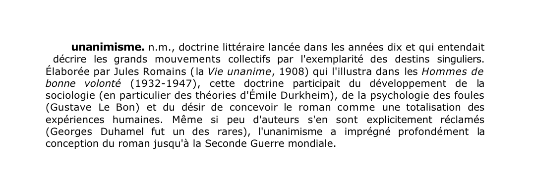 Prévisualisation du document unanimisme.