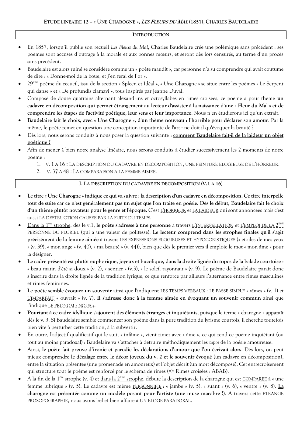 Prévisualisation du document une charogne baudelaire