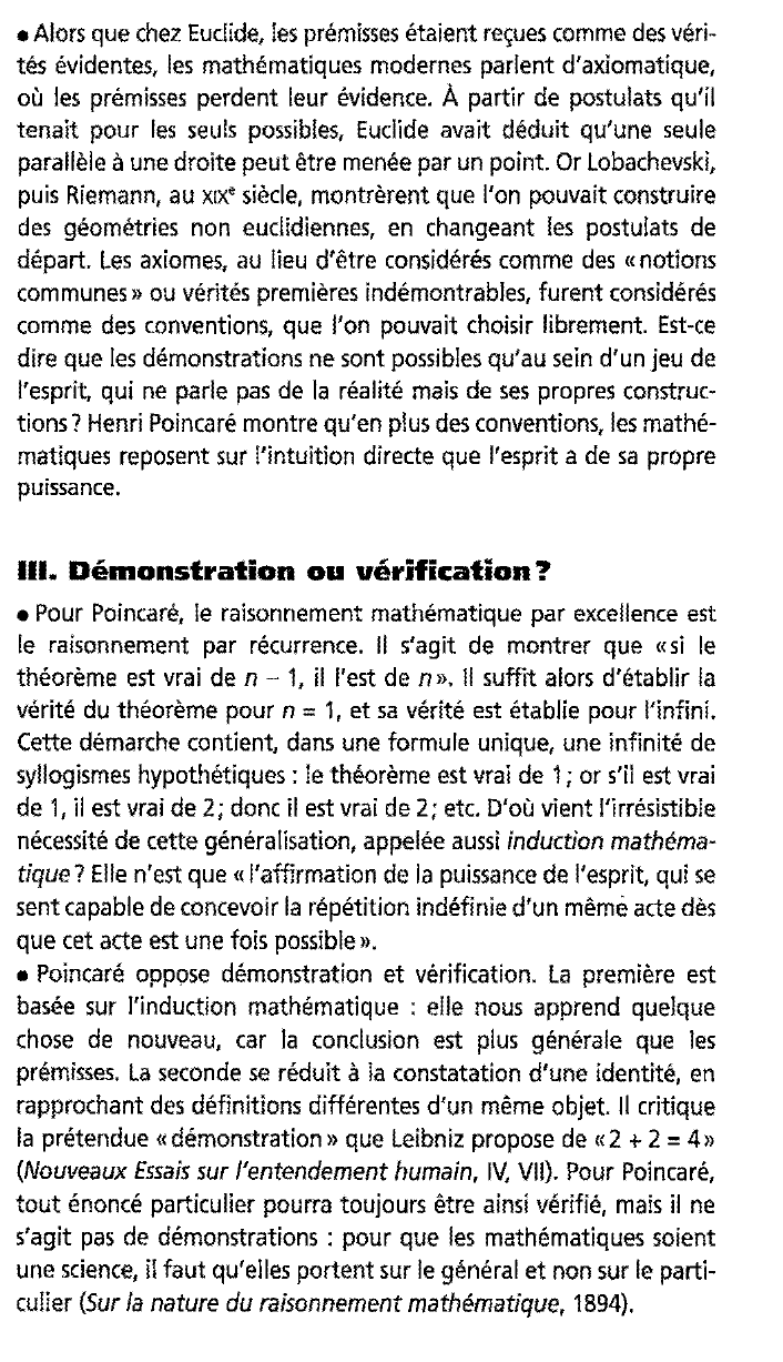 Prévisualisation du document Une démonstration REPOSE-T-ELLE SUR UNE CERTITUDE?