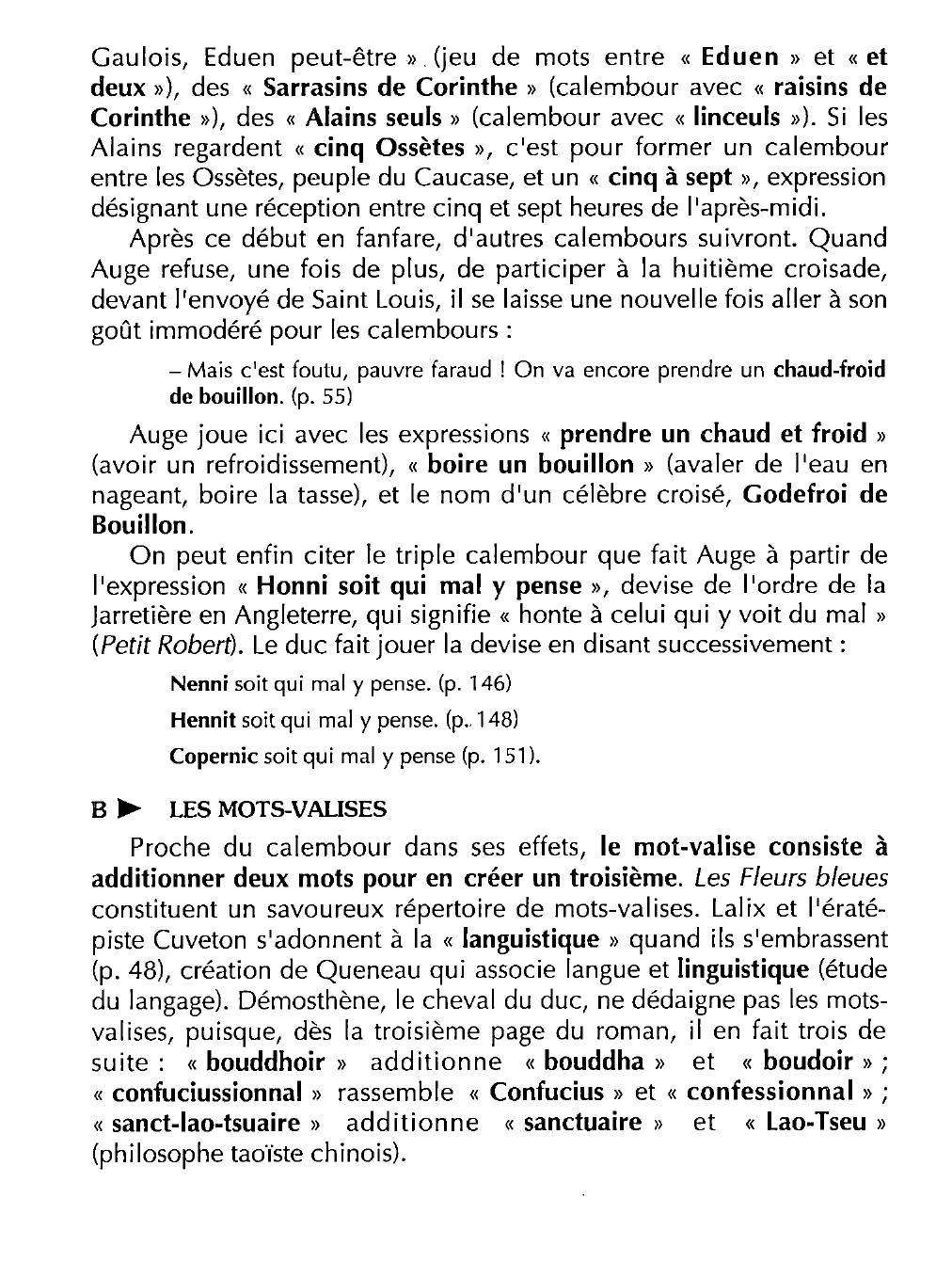 Prévisualisation du document UNE ECRITURE LUDIQUE dans Les Fleurs bleues de Raymond Queneau
