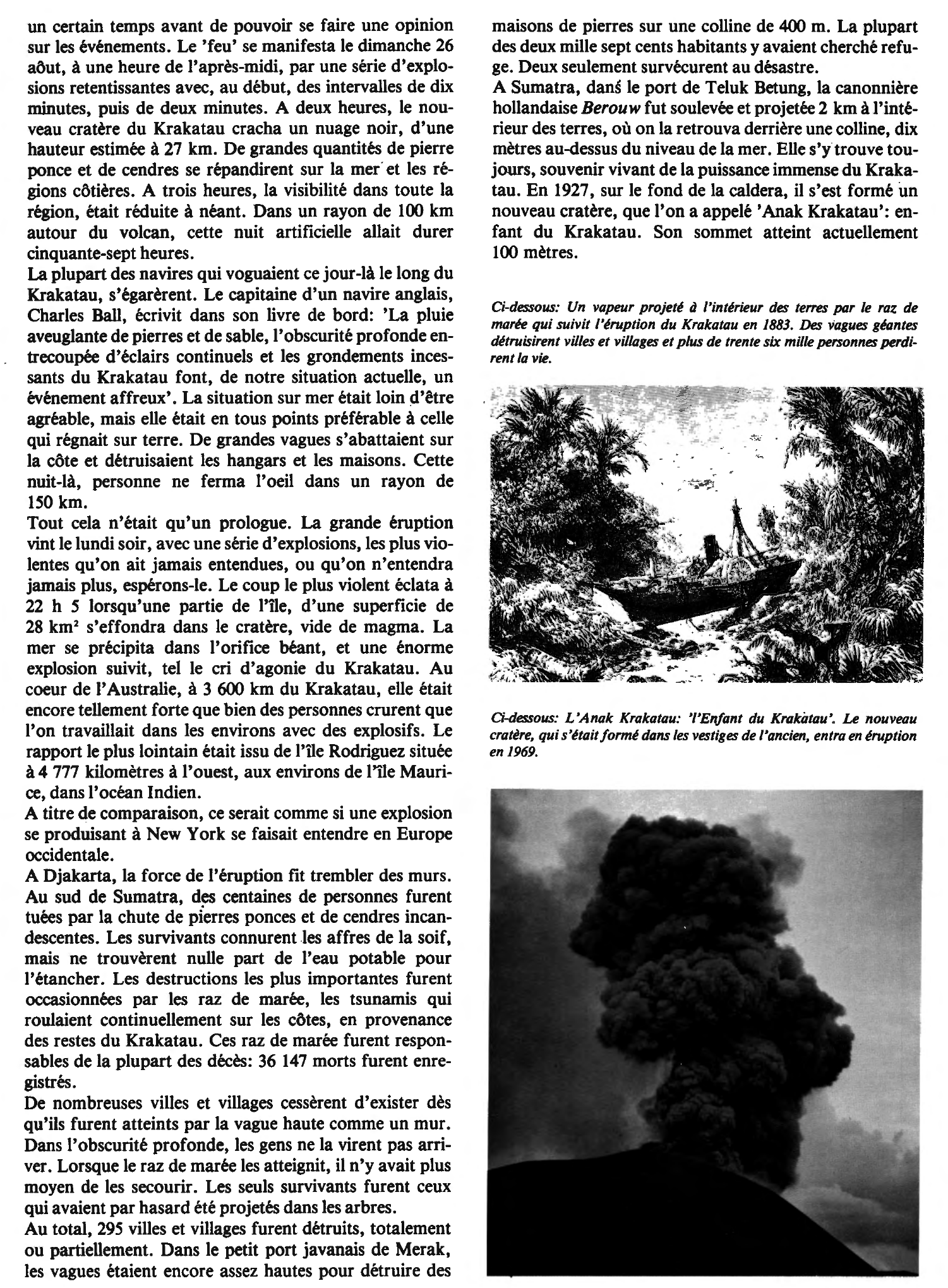 Prévisualisation du document Une île explose Krakatau, 1883 (volcan)