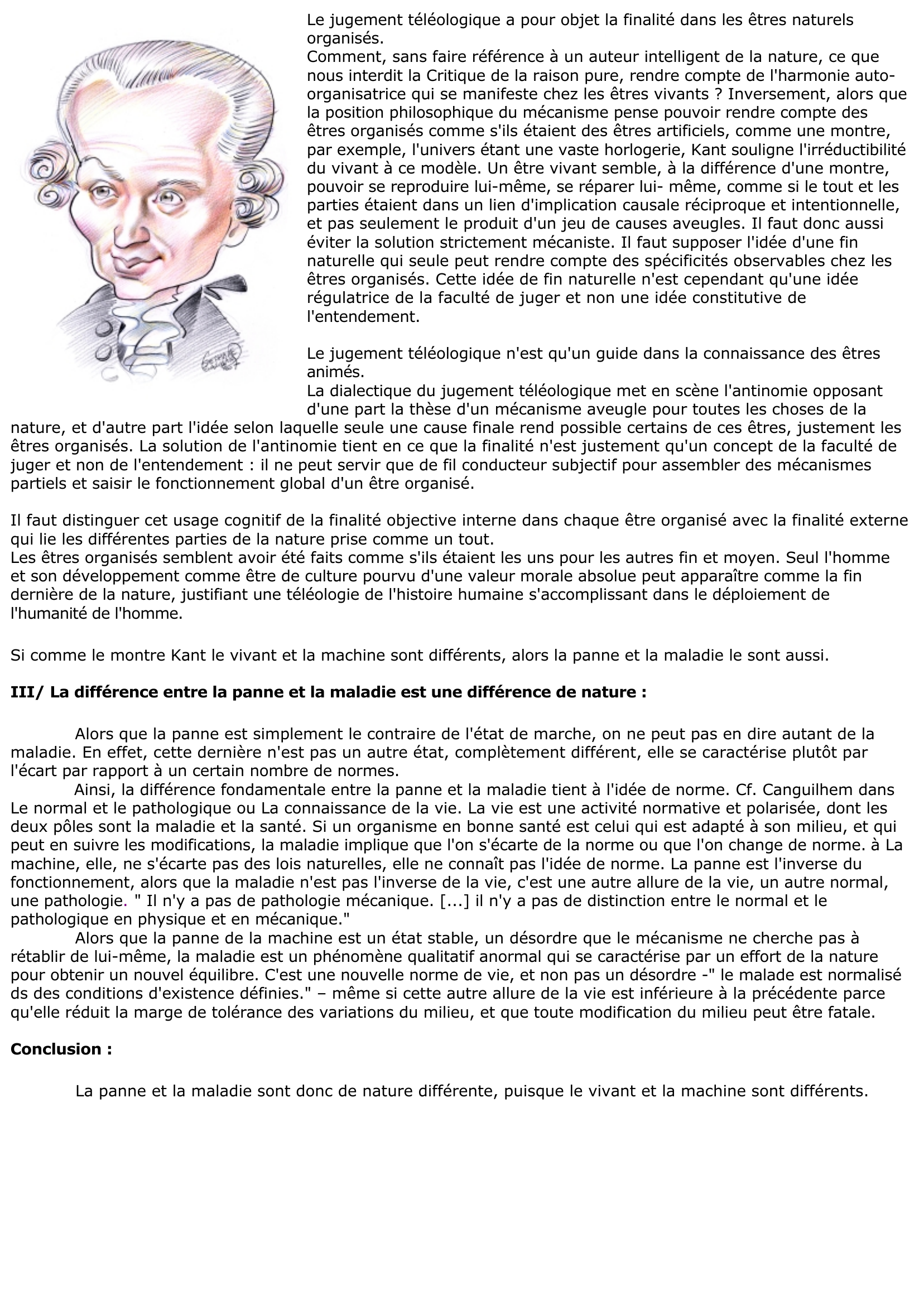 Prévisualisation du document Une machine tombe en panne, une personne tombe malade, ces deux évènements sont-ils de même nature ?