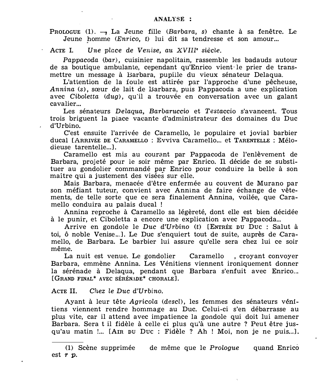 Prévisualisation du document UNE NUIT A VENISE  (Eine Nacht in Venedig) de Johann Strauss (résumé & analyse)