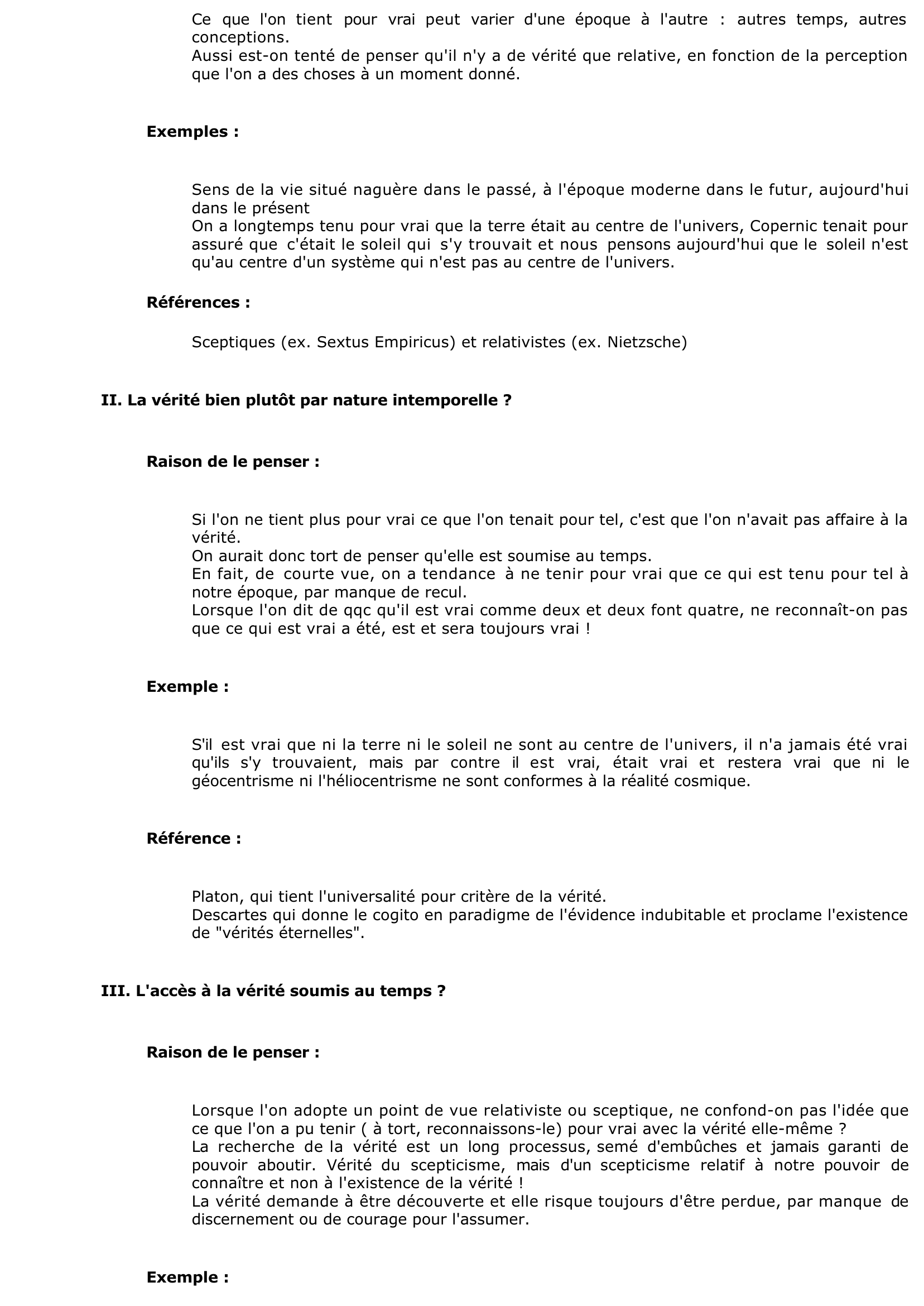 Prévisualisation du document Une vérité scientifique est-elle indépendante du temps 	?