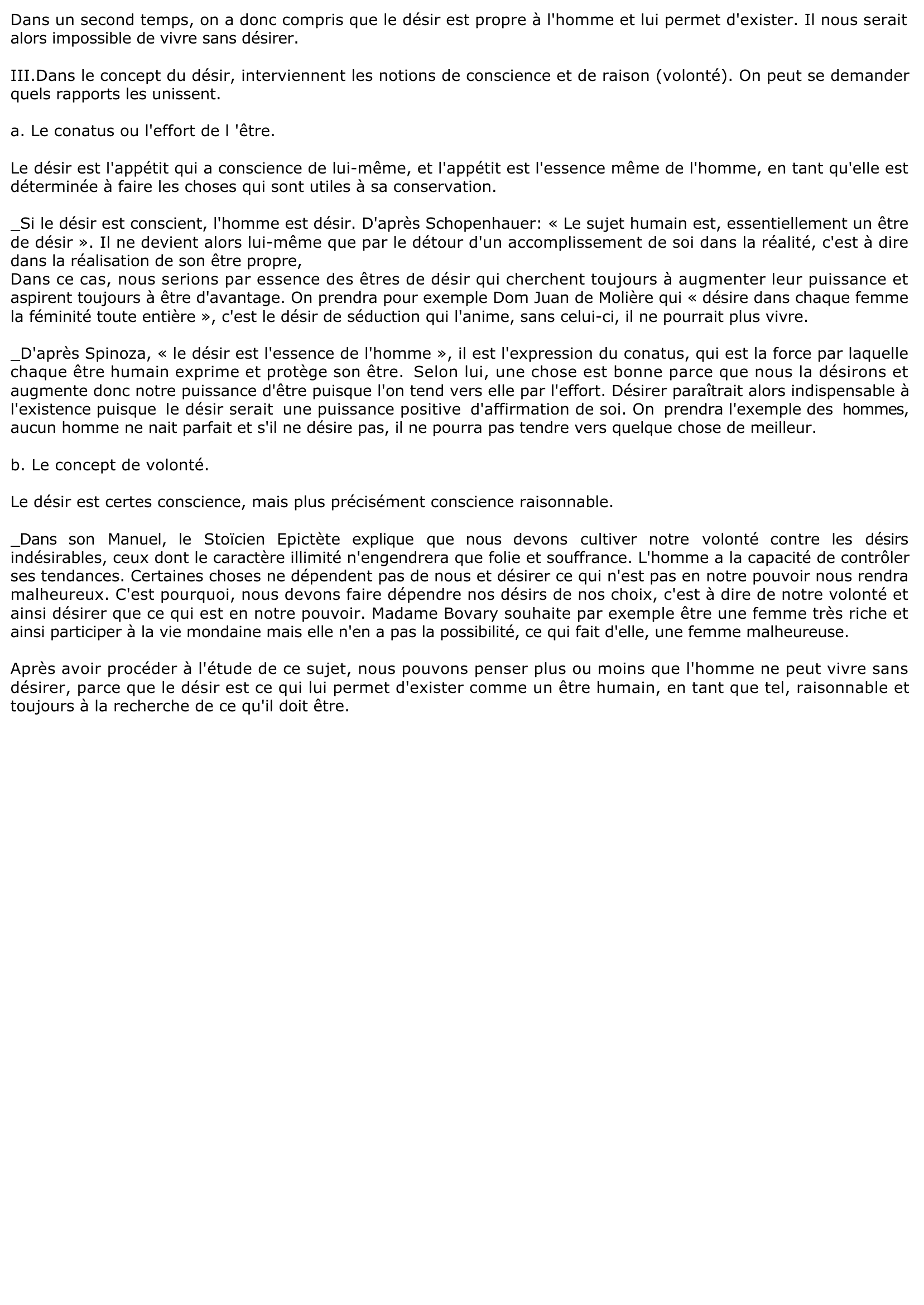 Prévisualisation du document Une vie peut-elle se concevoir sans désir ?