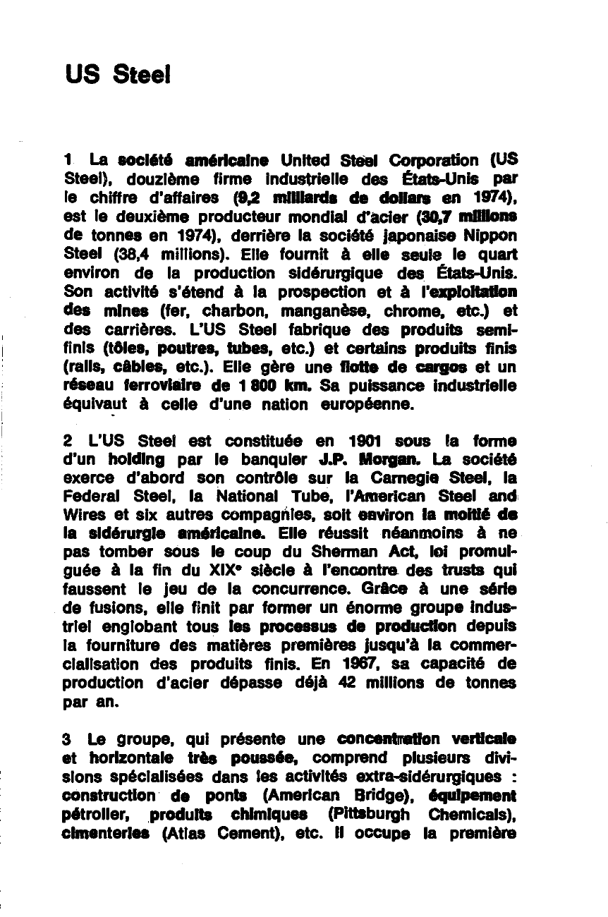 Prévisualisation du document US Steel