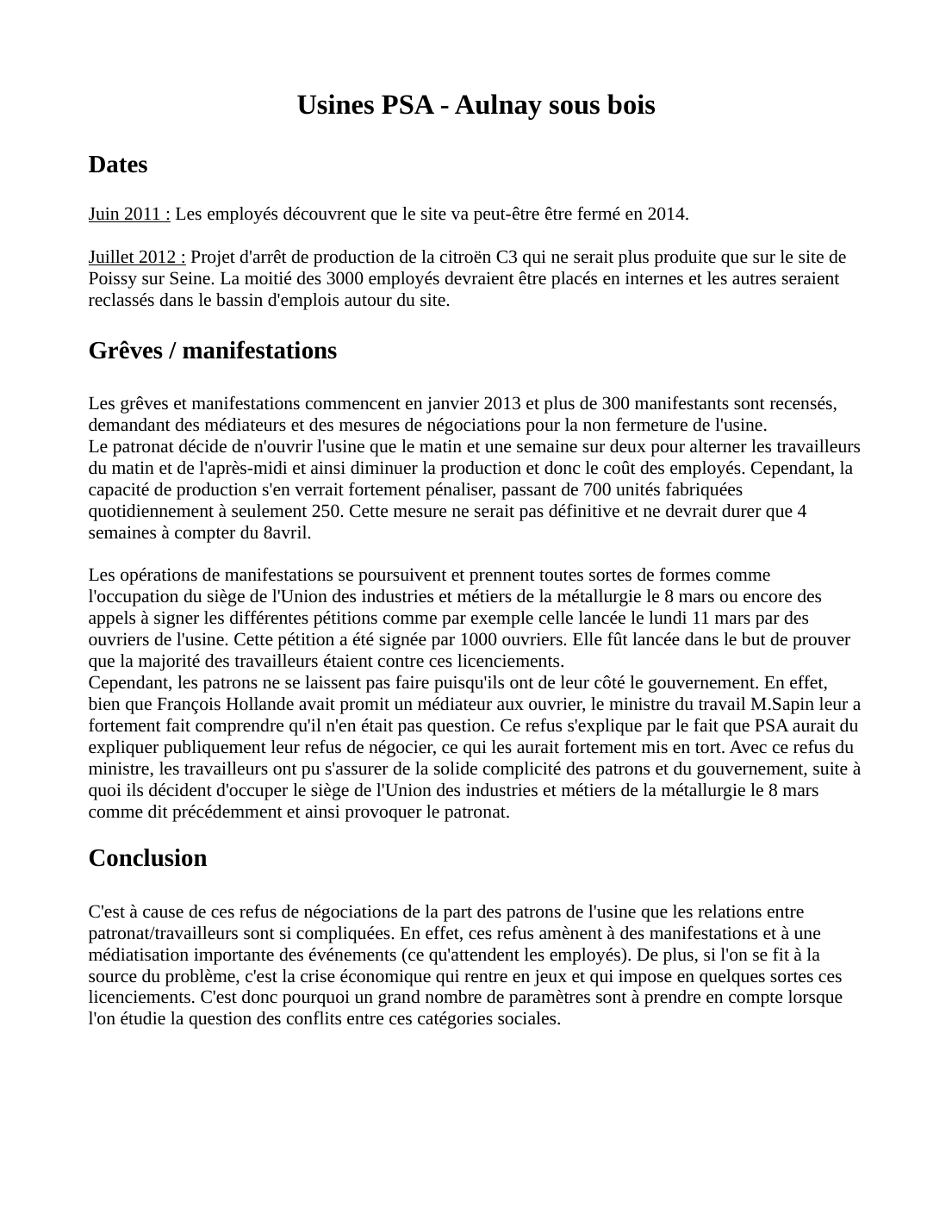 Prévisualisation du document Usines PSA