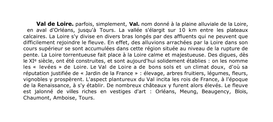 Prévisualisation du document Val de Loire.