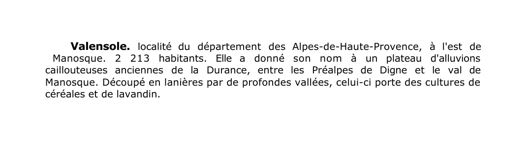 Prévisualisation du document Valensole.