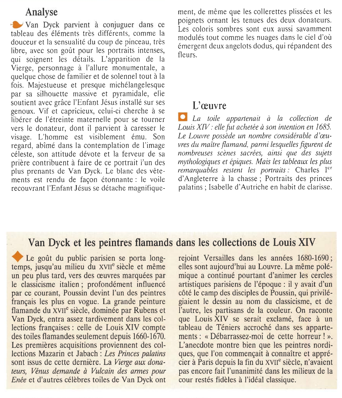 Prévisualisation du document VAN DYCK Anton : LA VIERGE AUX DONATEURS