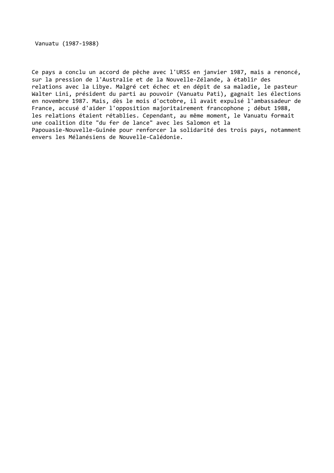 Prévisualisation du document Vanuatu (1987-1988)