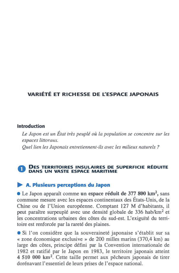 Prévisualisation du document VARIÉTÉ ET RICHESSE DE L'ESPACE JAPONAIS
