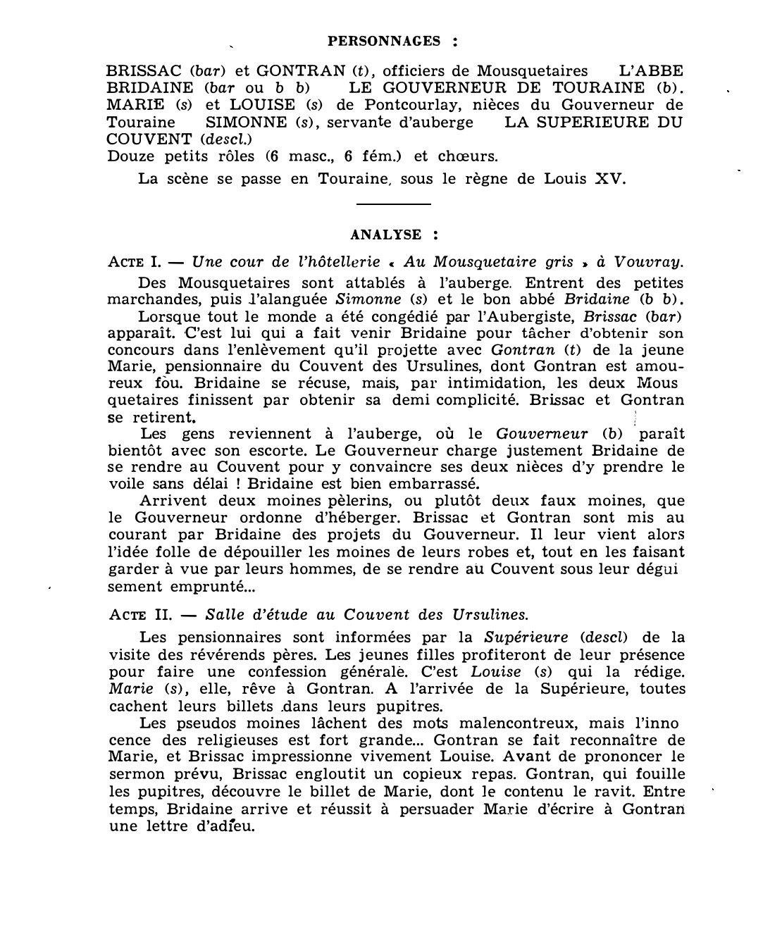 Prévisualisation du document VARNEY : LES MOUSQUETAIRES AU COUVENT (résumé & analyse)