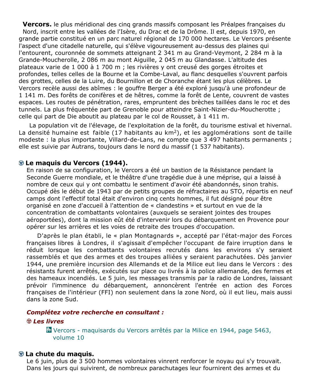 Prévisualisation du document Vercors.