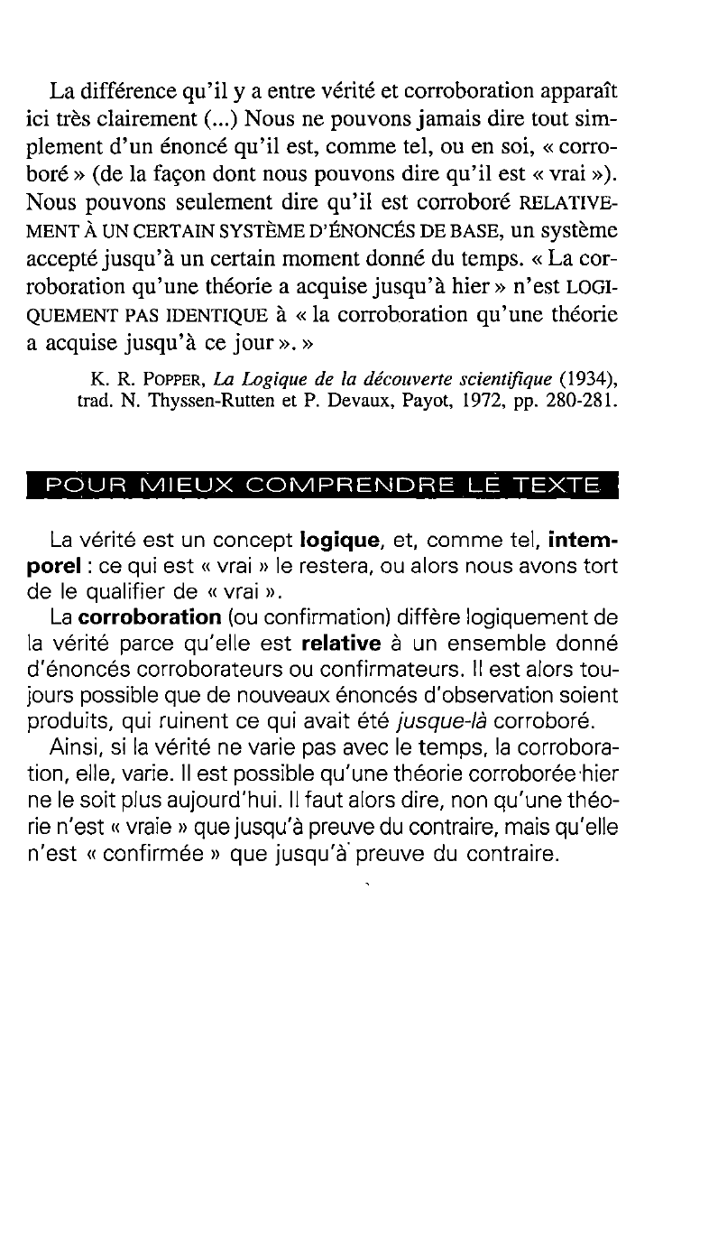 Prévisualisation du document Vérité et corroboration de K. POPPER