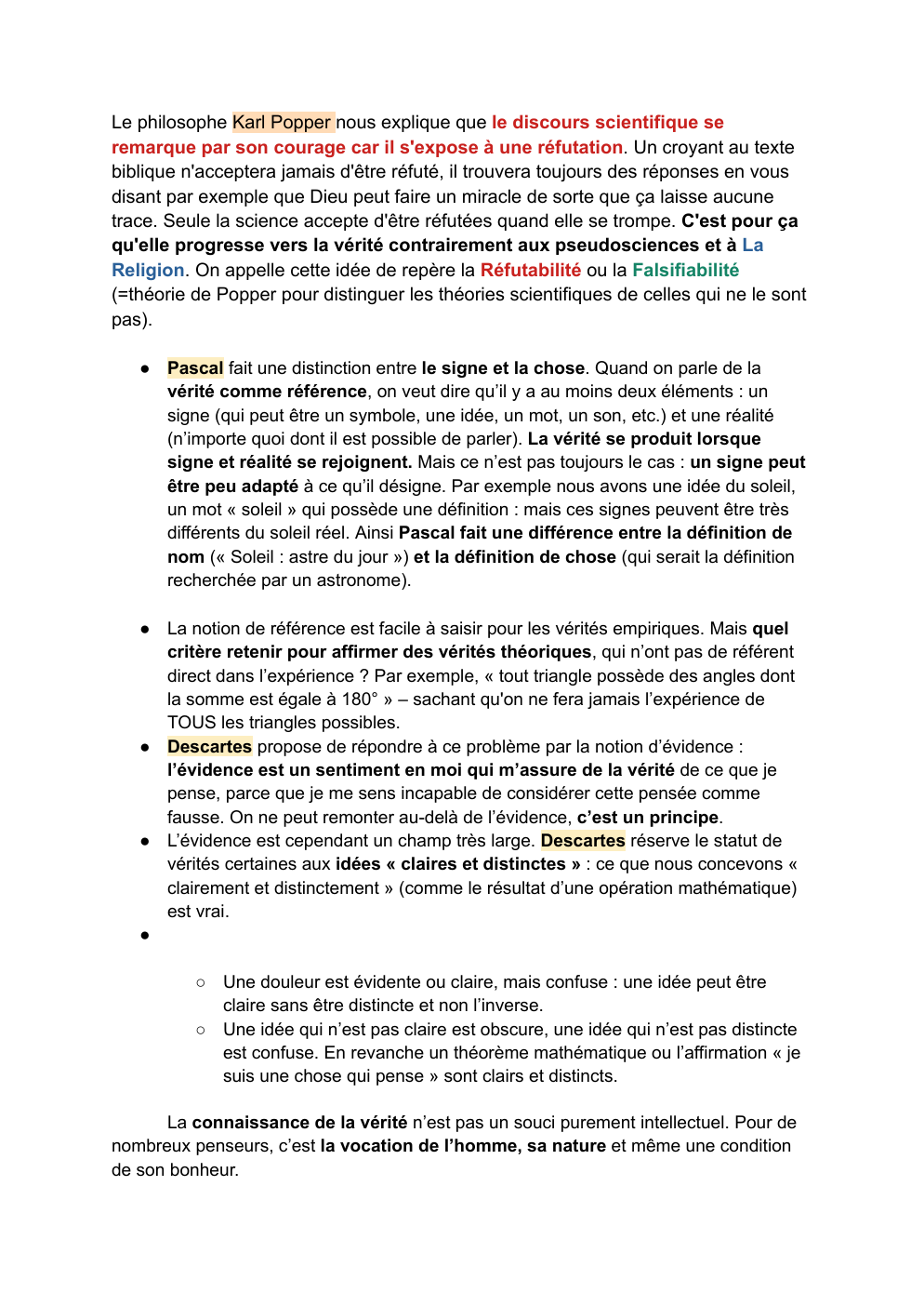 Prévisualisation du document vérité, science, croyance