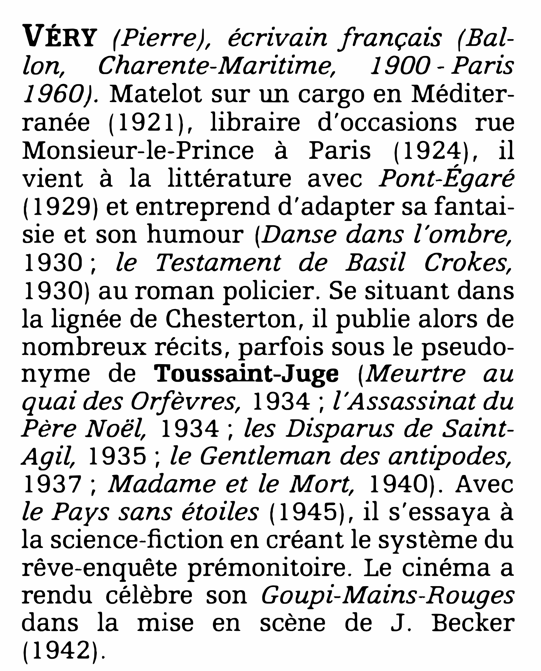 Prévisualisation du document VÉRY (Pierre)