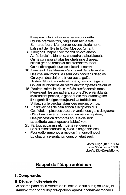 Prévisualisation du document Victor Hugo (1802-1885) Les Châtiments, 1853, Livre V, 13, «L'expiation».