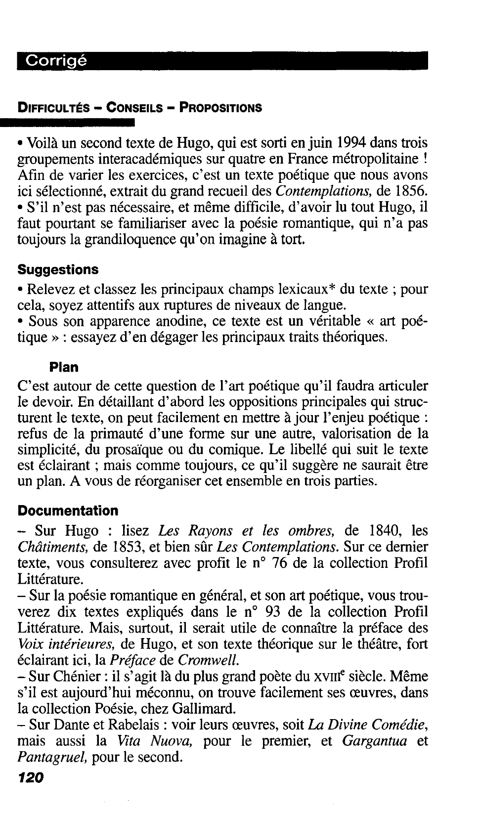 Prévisualisation du document Victor Hugo (1802-1885) LES CONTEMPLATIONS - Commentaire de texte